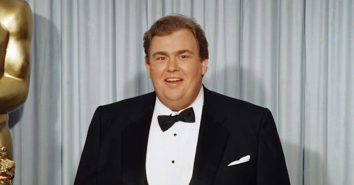 A young John Candy performing on SCTV, showcasing his comedic brilliance.